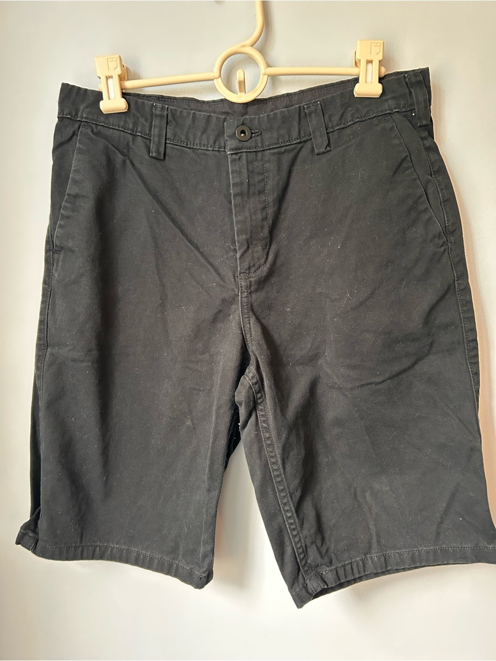 DC Shoe Y2K Shorts Men’s 30 Black Golf Flat Front Casual Chino